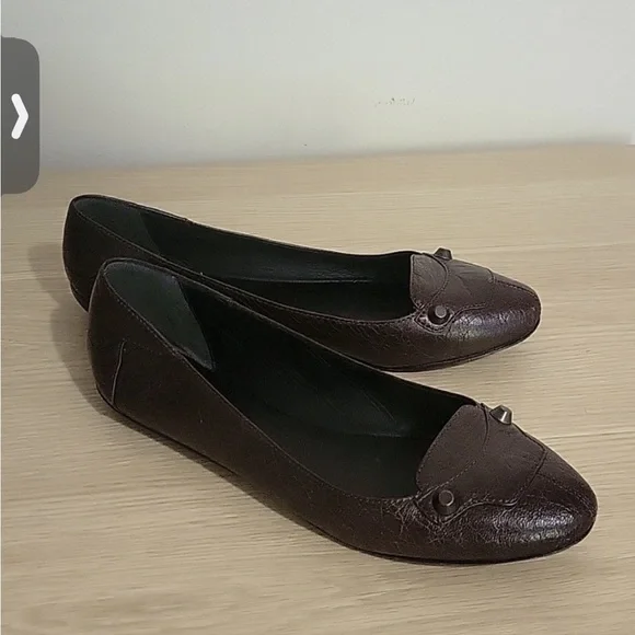 Balenciaga flats brown EUC - Picture 2 of 10